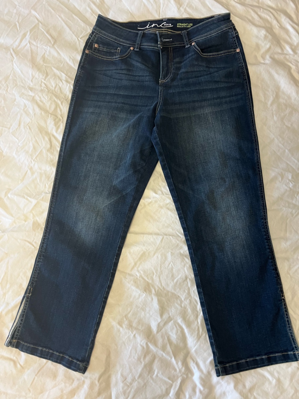 Inc Jeans Women's Dark Wash Straight Leg Jeans
